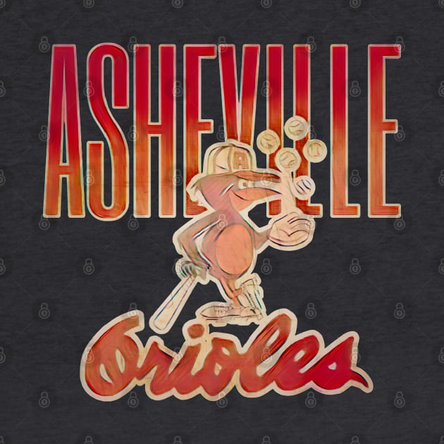 Asheville Orioles Baseball by Kitta’s Shop